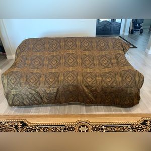 Gorgeous Vintage Reversible Queen Size Reba Collection Bedding